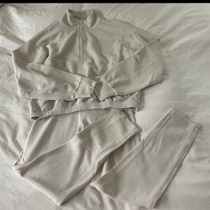 Cream Loungewear Set